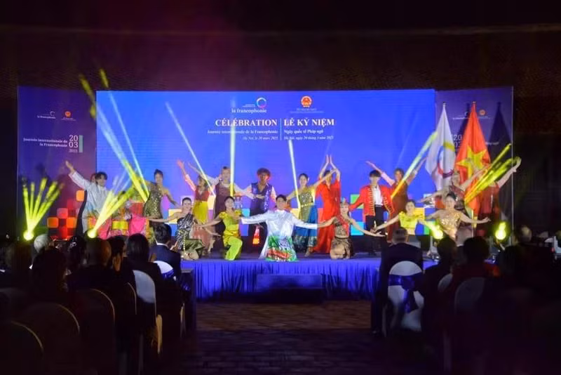 At the celebration of the International Francophonie Day on March 20 (Photo: VNA)