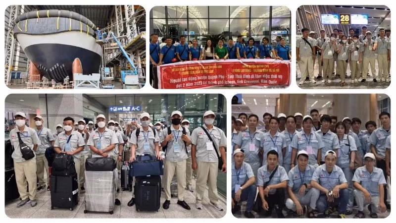 Vietnamese workers sent to RoK (Illustrative image/Photo: Colab)