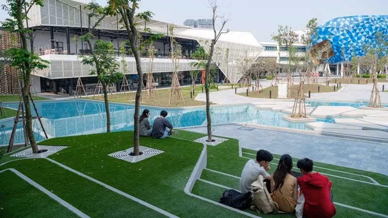 The campus of British University Vietnam