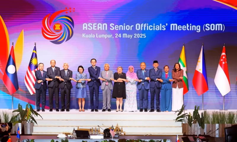 At the ASEAN Senior Officials’ Meeting in Kuala Lumpur on May 24. (Photo: VNA)