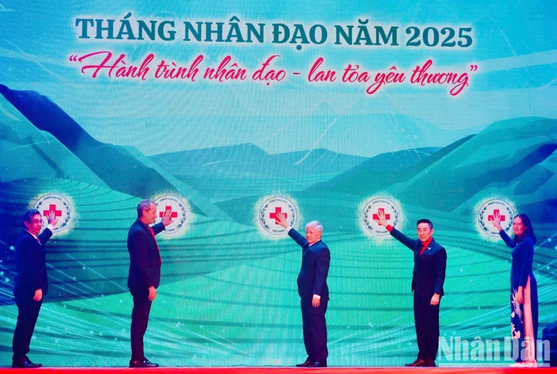 Delegates launch the 2025 National Humanitarian Month.