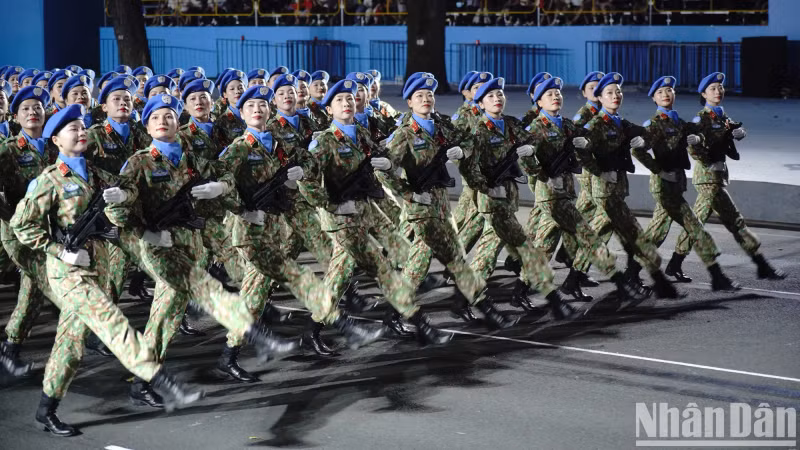 The female peacekeeping officers division.