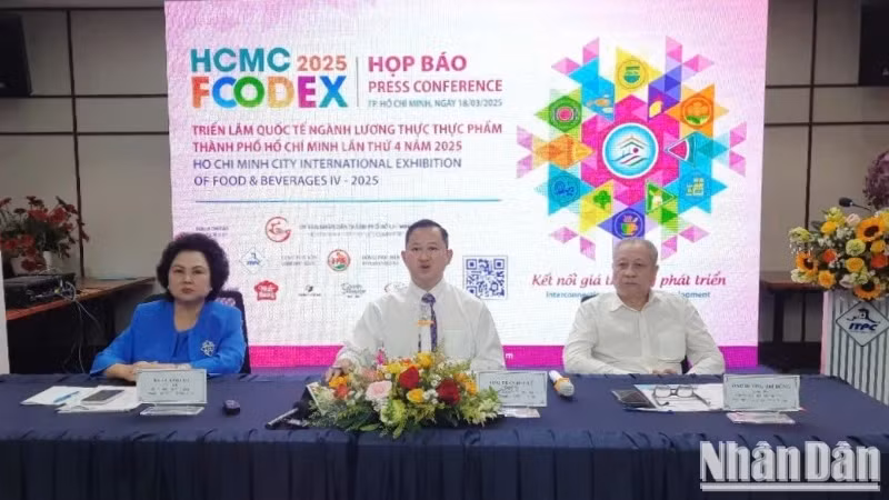 The organising board provides information about HCMC FOODEX 2025