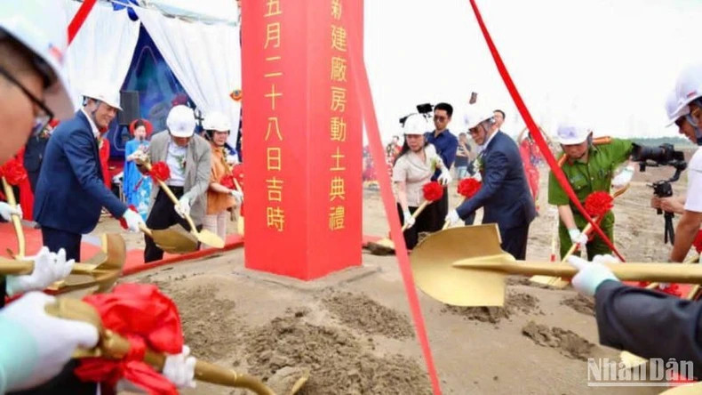 Groundbreaking ceremony for the project