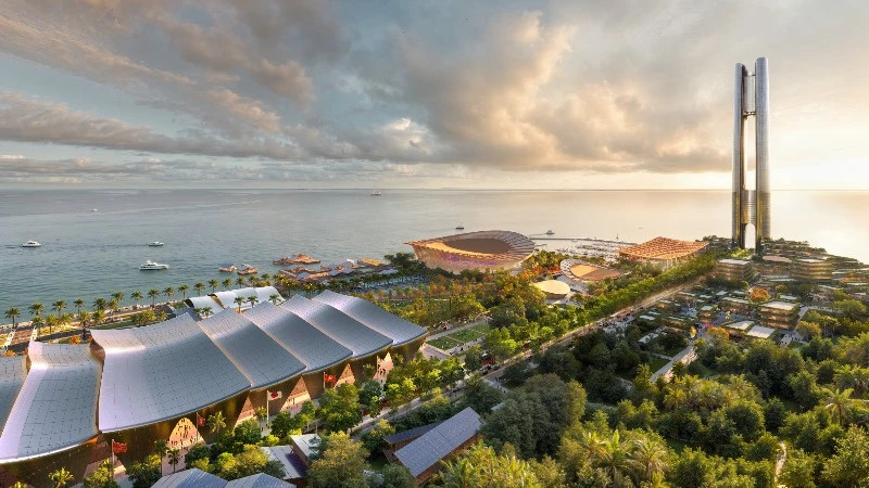 The APEC multifunctional complex is expected to accommodate approximately 15,000 people.