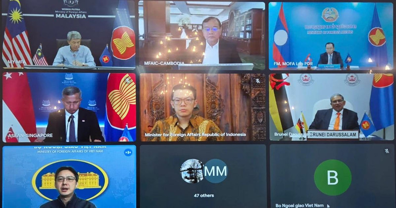 The virtual meeting is convened by Malaysia as ASEAN Chair in 2025. (Photo: Ministry of Foreign Affairs)