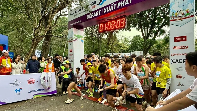 The Francophonie Run 2025 attracts a large number of athletes of all ages. (Photo: Organising Board)
