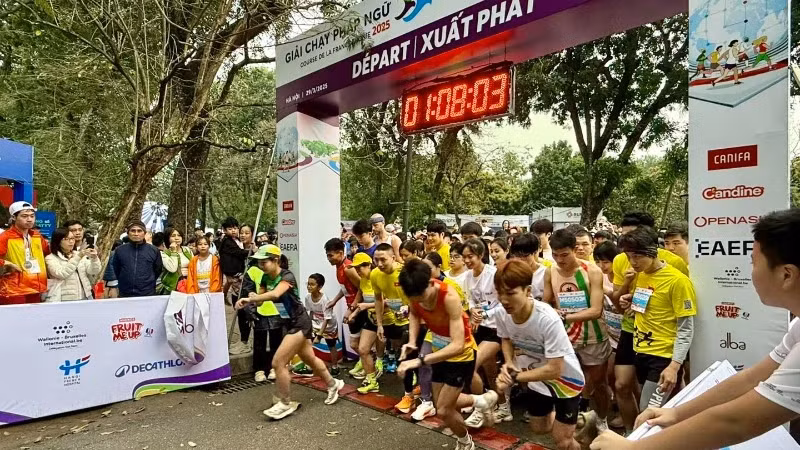 The Francophonie Run 2025 attracts a large number of athletes of all ages. (Photo: Organising Board)