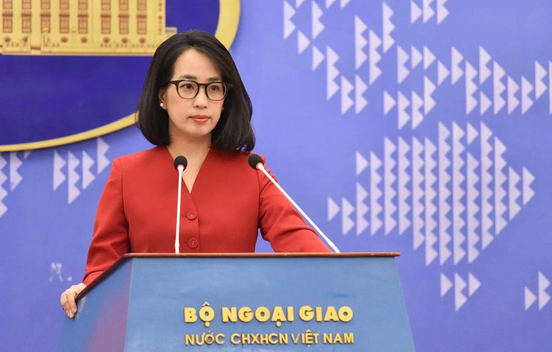 Spokesperson of the Ministry of Foreign Affairs Pham Thu Hang (Photo: VGP)