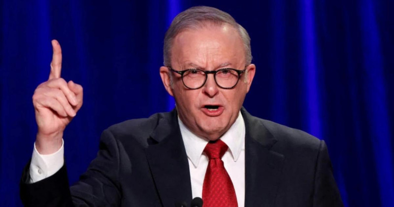 Australian PM Anthony Albanese speaks in Sydney on May 3, 2025 after his Labour Party won the 48th federal election. (Photo: Reuters/VNA)