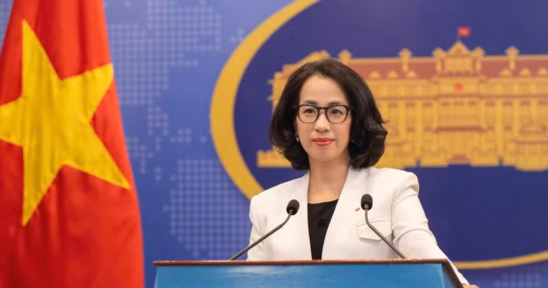 Spokeswoman of the Ministry of Foreign Affairs Pham Thu Hang (Photo: VNA)