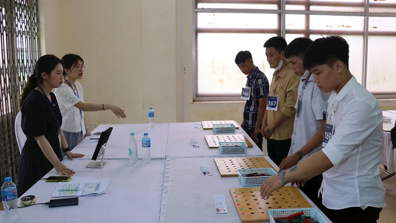 Skill assessments for Vietnamese workers prior to departure to the Republic of Korea for contractual employment