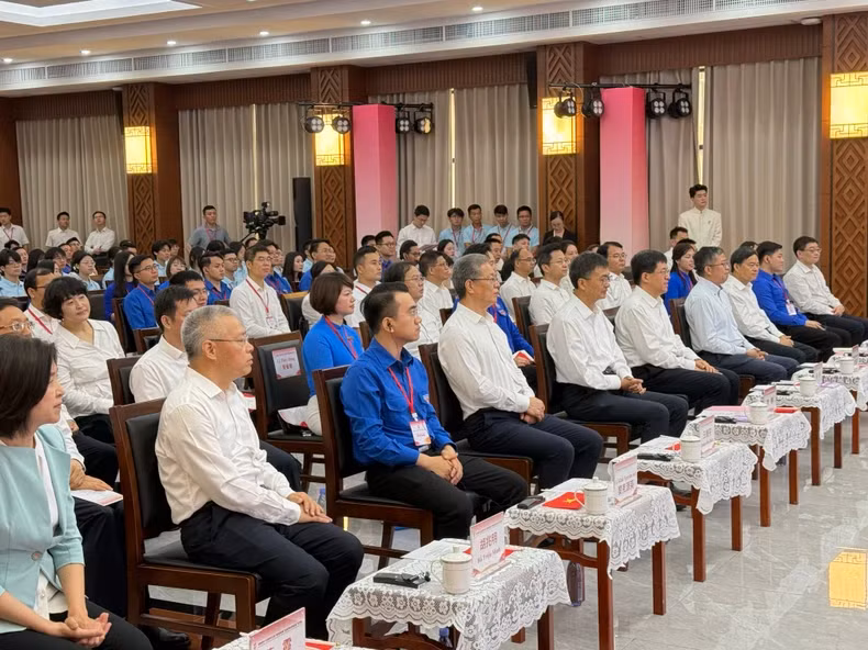 Delegates attending the opening ceremony. (Photo provided by the Vietnamese Embassy in China)