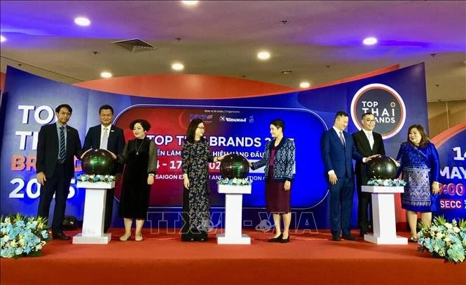 Delegates at the opening ceremony of the Top Thai Brands 2025 on May 14 in Ho Chi Minh City. (Photo: VNA)