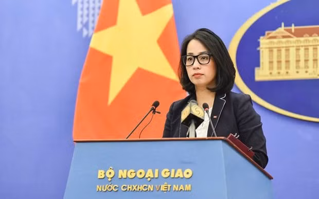 Deputy spokeswoman of the Foreign Ministry Pham Thu Hang (Source: VNA)