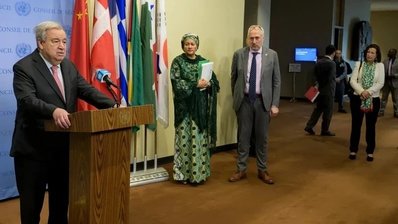 UN Secretary-General Antonio Guterres once warned that the US government's cuts in foreign aid could make the world "less healthy, less safe and less prosperous". (Photo: Xinhua/VNA).