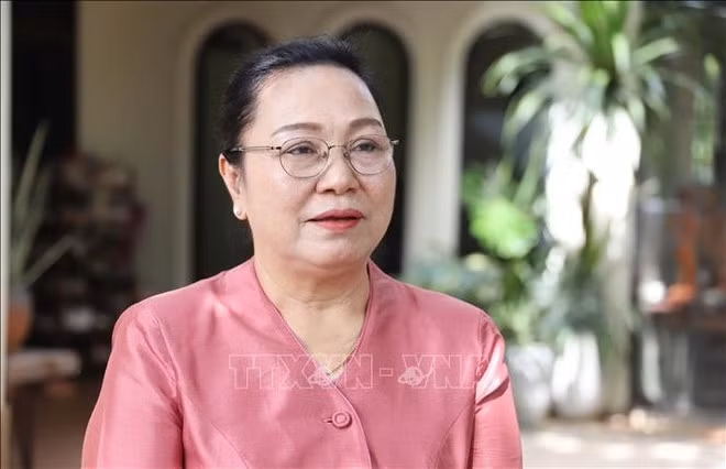 Lao Ambassador to Vietnam Khamphao Ernthavanh. (Photo: VNA) Lao Ambassador to Vietnam Khamphao Ernthavanh. (Photo: VNA)