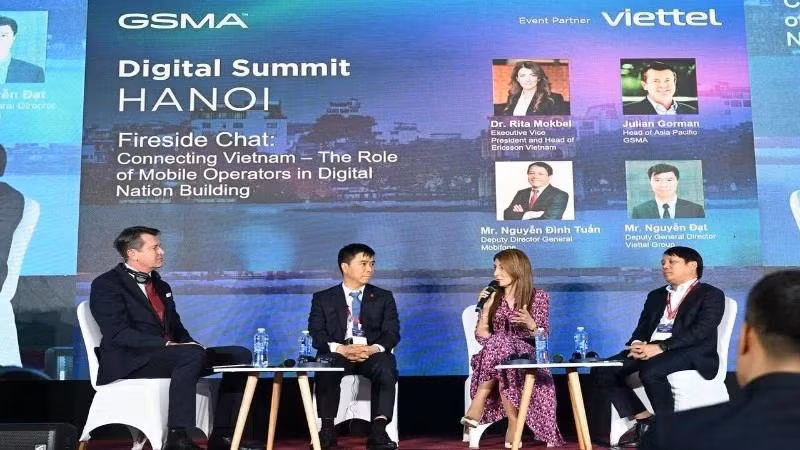 The GSMA Digital Nation Summit is held for the first time in Vietnam on April 15 (Photo: nhandan.vn)