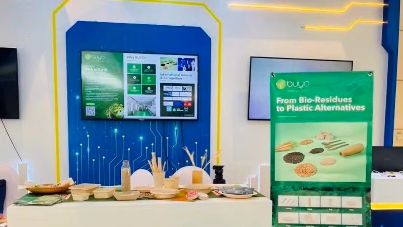 One of BUYO's products is made from waste from the agricultural sector.