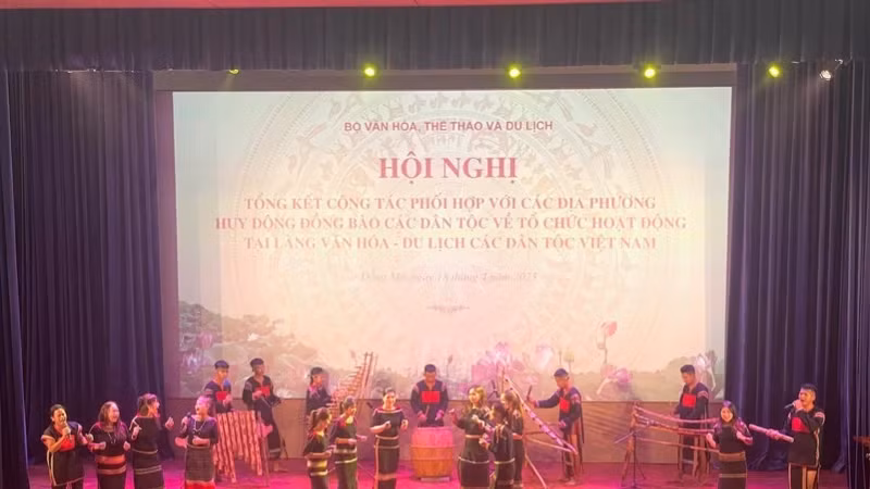 A performance at the conference.