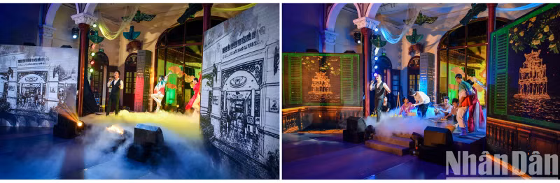 Songs about Hanoi's old town at the ceremony.