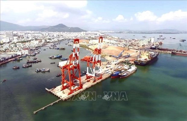 At Quy Nhon port (Photo: VNA)