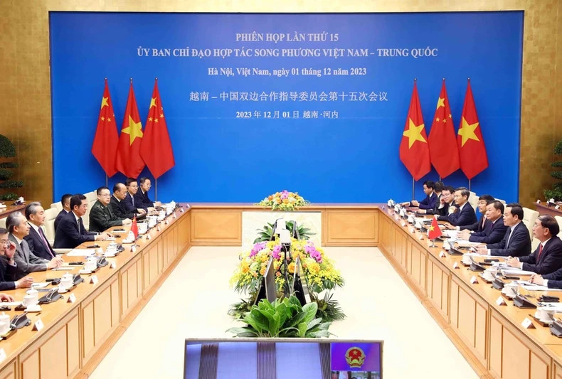 Vietnam, China hold 15th meeting of Steering Committee for Bilateral Cooperation (Photo: VNA)