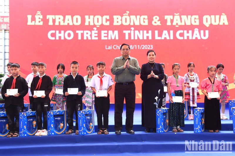 At the ceremony 
