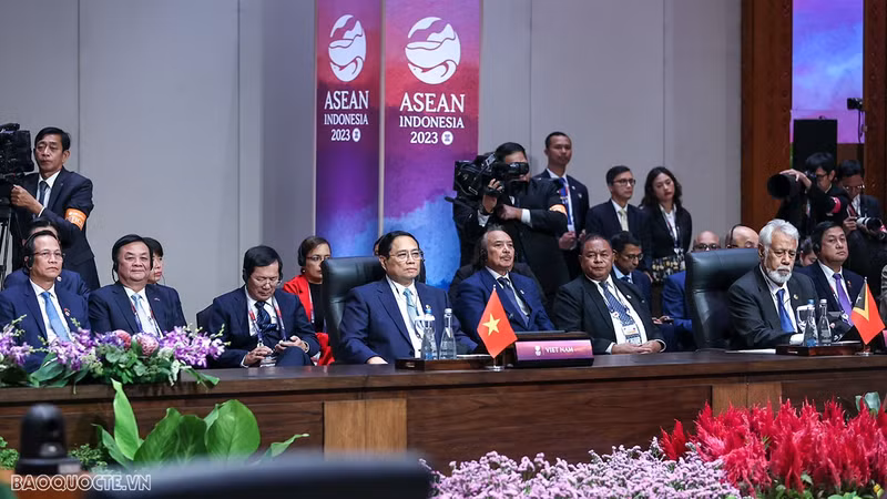 At the 13th ASEAN-United Nations Summit (Photo: baoquocte.vn) At the 13th ASEAN-United Nations Summit (Photo: baoquocte.vn)
