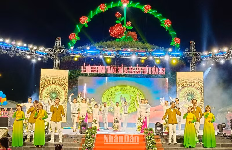 A performance at the opening ceremony 