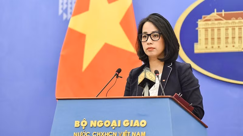 Spokeswoman of the Ministry of Foreign Affairs Pham Thu Hang 