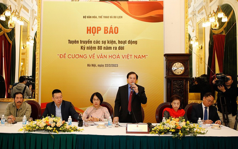 At the press conference.
