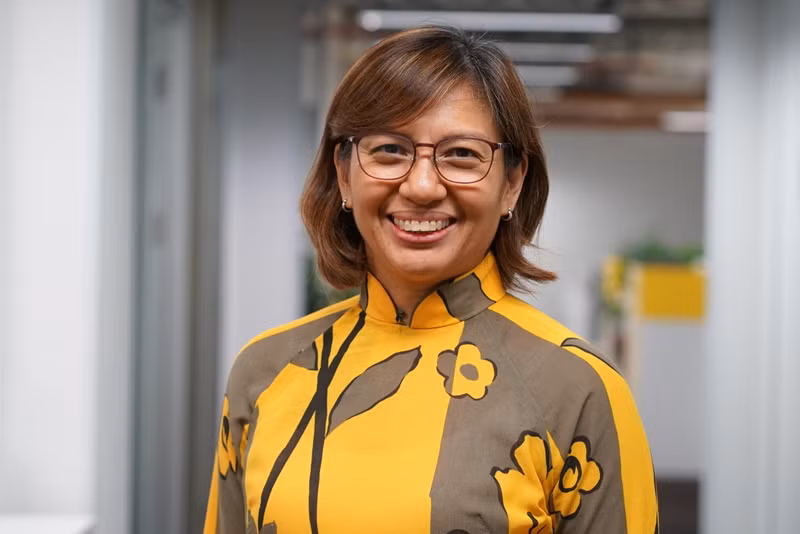 UNICEF Vietnam’s Chief of Social Policy and Governance Anjanette Saguisag