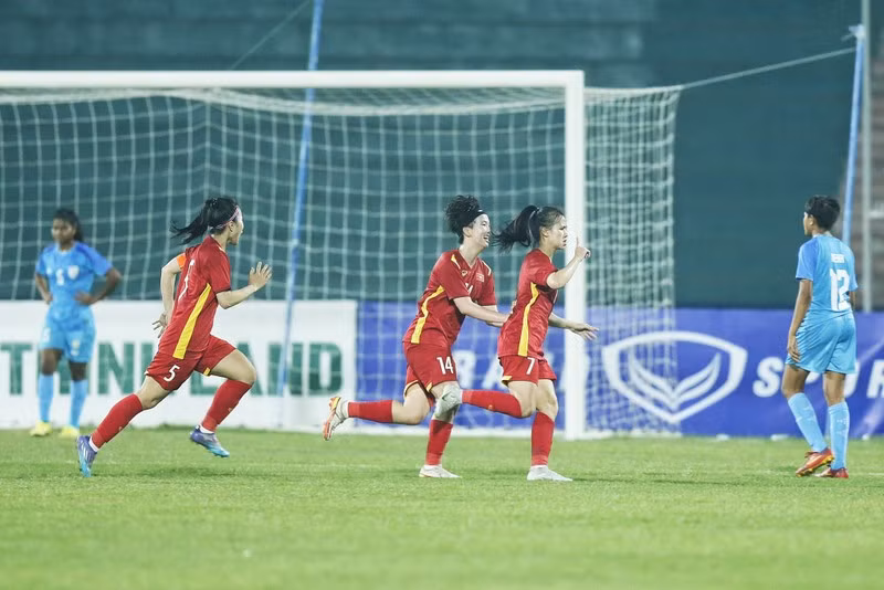 Vietnam advance to the next round of AFC U20 Women’s Asian Cup. (Photo: VFF)