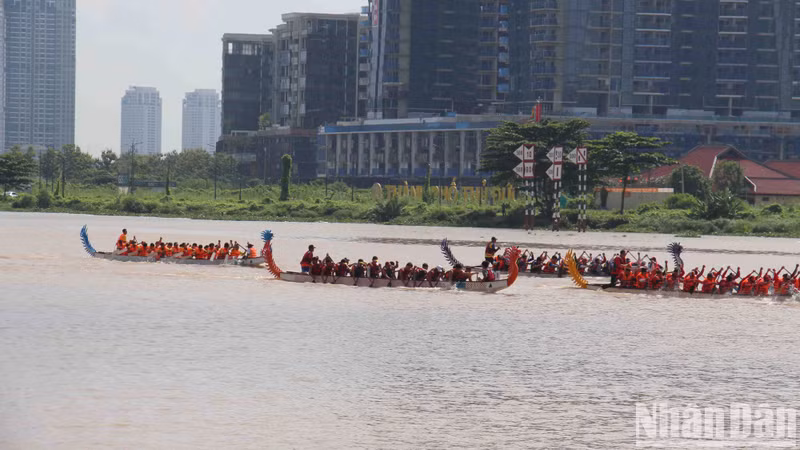 The rowers were divided into two groups.
