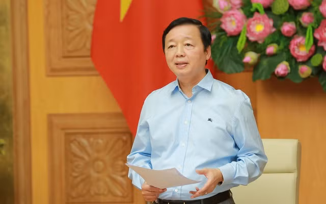 Deputy Prime Minister Tran Hong Ha speaking at the meeting (Photo: VGP) 