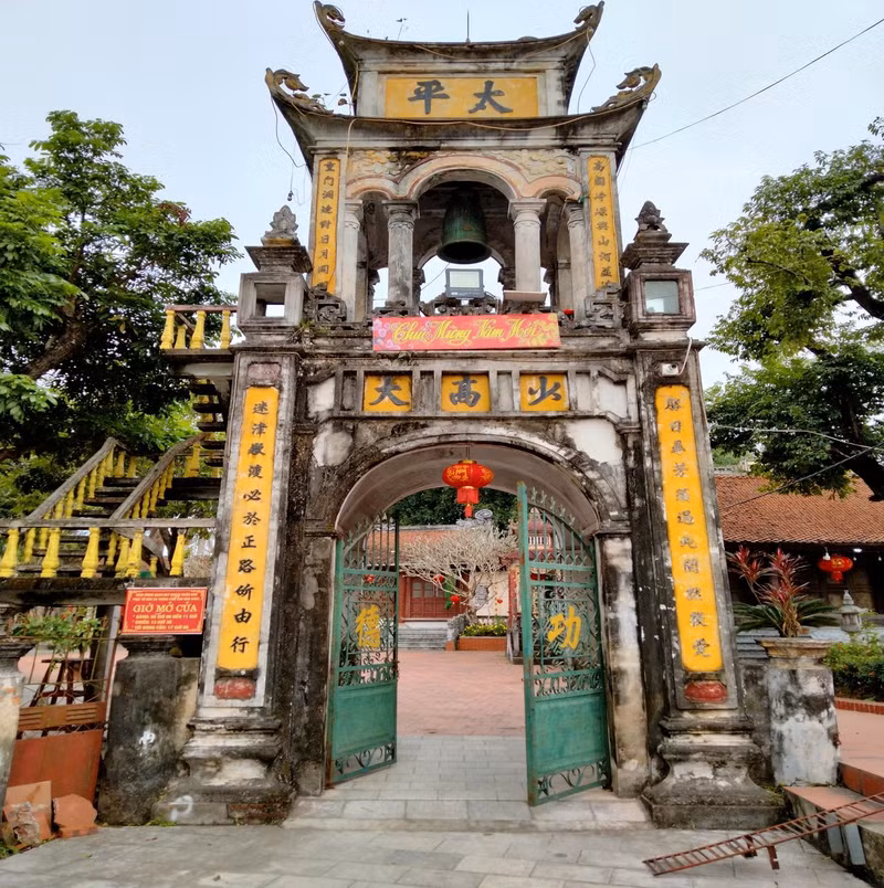The entrance gate of Thai Temple (Photo: thanhdoanhaiphong.gov.vn)