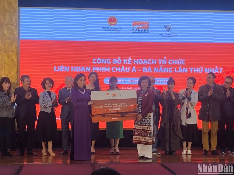 At the announcement ceremony of the Da Nang International Film Festival