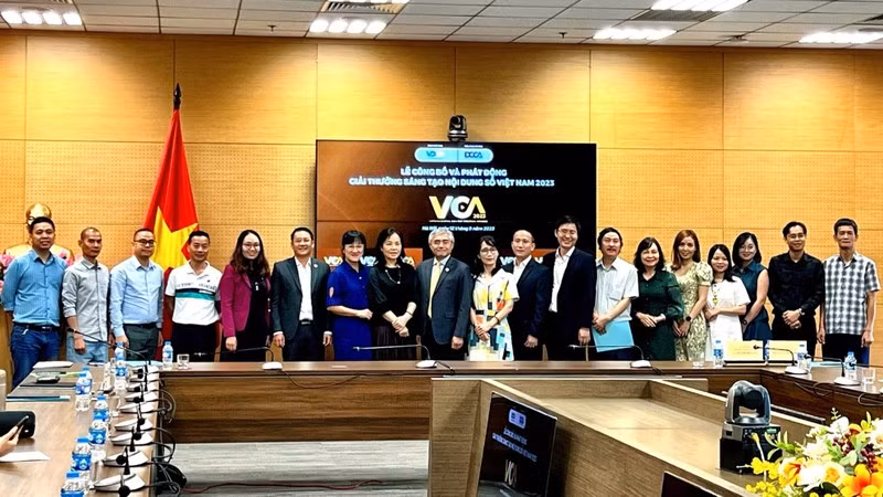 At the launch ceremony 