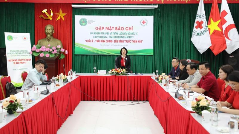 At the press conference in Hanoi on November 13. (Photo: NDO)