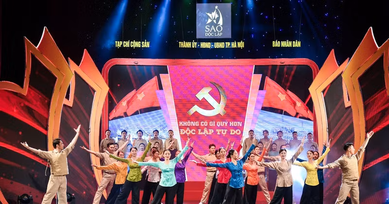 A performance at the programme.