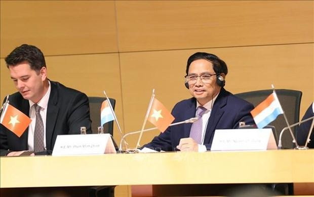 Prime Minister Pham Minh Chinh at the forum (Photo: VNA)