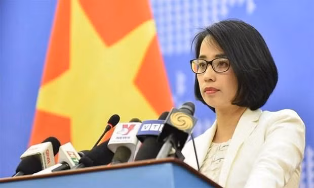 Foreign Ministry deputy spokeswoman Pham Thu Hang (Photo: VNA)