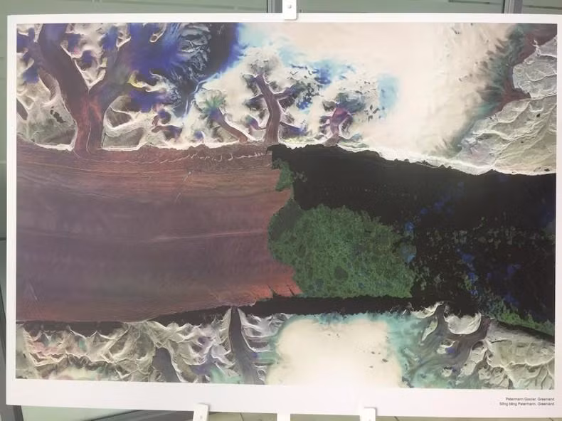 Petermann Glacier in Greenland.