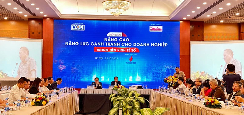 Overview of the Forum on improving the competitiveness of businesses in the digital economy.