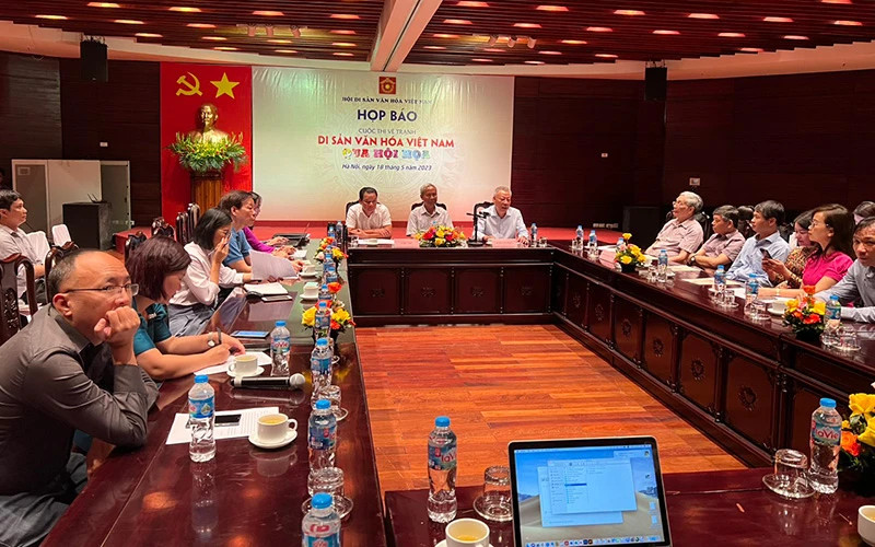 The contest’s launch ceremony at the Hanoi Museum in May. (Photo: organising board)