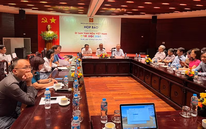 The contest’s launch ceremony at the Hanoi Museum in May. (Photo: organising board)