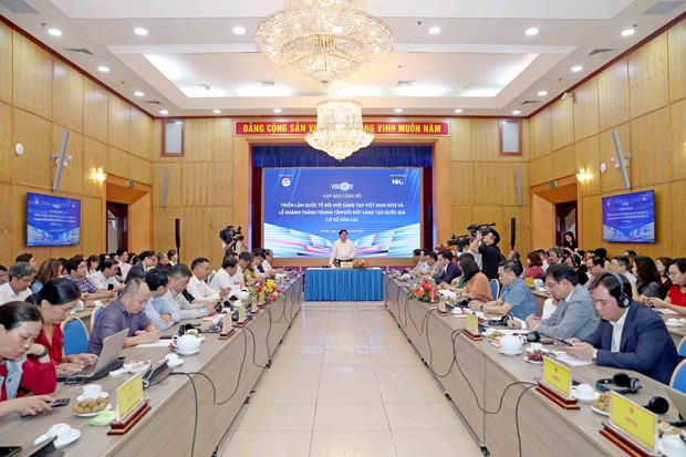 At the press conference on the Vietnam International Innovation Expo 2023 on August 15.