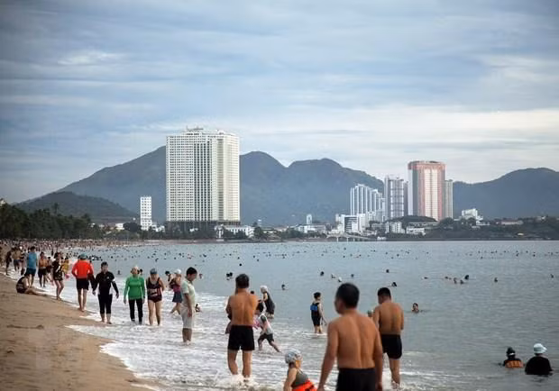 A beach in Nha Trang, Khanh Hoa (Photo: VNA)