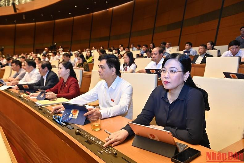 NA deputies vote to pass the Petroleum Law (Photo: DANG KHOA/NDO)
